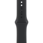 Apple 40mm Sport Band - Black, S/M - Compatible with Apple Watch Series 10 (42mm), 9/8/7 (41mm)