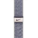 Apple 40mm Nike Sport Loop - Grey/Blue - Compatible with Apple Watch Series 10 (42mm) /9/8/7 (41mm)