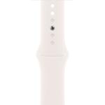 Apple 42mm Sport Band - Starlight, S/M - Compatible with Apple Watch Series 10 (42mm)