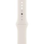 Apple 46mm Sport Band - Starlight, M/L - Compatible with Apple Watch Series 10 (46mm)