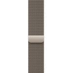 Apple 46mm Milanese Loop - Natural, M/L - Compatible with Apple Watch Series 10 (46mm)