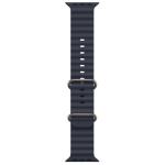 Apple 49mm Ocean Band - Navy, Natural Titanium Finish