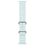 Apple 49mm Ocean Band - Ice Blue, Natural Titanium Finish