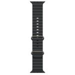 Apple 49mm Ocean Band - Black, Natural Titanium Finish