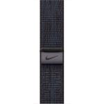 Apple 42mm Nike Sport Loop - Black/Blue - Compatible with Apple Watch Series 10 (42mm), 9 (41mm)