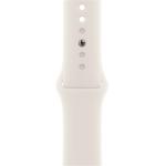 Apple 40mm Sport Band - Starlight, M/L - Compatible with Apple Watch Series 7(41mm), Series 8(41mm), Series9(41mm)