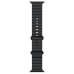 Apple 49mm Ocean Band - Black, Black Titanium Finish