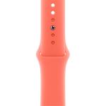 Apple 42mm Sport Band - Tangerine, S/M - Compatible with Apple Watch Series 10 (42mm)