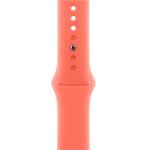 Apple 46mm Sport Band - Tangerine, S/M - Compatible with Apple Watch Series 10 (46mm)