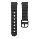 Silicone Galaxy Watch7 Strap 20mm (S/M) - Black Compatible with Galaxy Watch6 / 5 / 4 Series