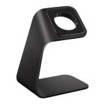 Aluminium Apple Watch Charging Stand - Black , Charging Cable Sold Seperatly, Non-Slip design, Comfortable Viewing Angle, Compatible With All Series - Watch Ultra3/2/1, Series 11/10/9/8/7/6/5/4/3/2/1/SE