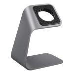 Aluminium Apple Watch Charging Stand - Silver , Charging Cable Sold Seperatly, Non-Slip design, Comfortable Viewing Angle, Compatible With All Series - Watch Ultra3/2/1, Series 11/10/9/8/7/6/5/4/3/2/1/SE