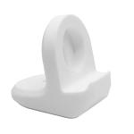 Silicone Apple Watch Charging Stand - White , Charging Cable Sold Seperatly, Non-Slip design, Comfortable Viewing Angle, Compatible With All Series - Watch Ultra3/2/1, Series 11/10/9/8/7/6/5/4/3/2/1/SE