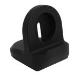 Silicone Apple Watch Charging Stand - Black , Charging Cable Sold Seperatly, Non-Slip design, Comfortable Viewing Angle, Compatible With All Series - Watch Ultra3/2/1, Series 11/10/9/8/7/6/5/4/3/2/1/SE