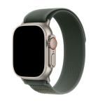 49mm/46mm/45mm/44mm - Dark Green Nylon Sport Strap for Apple Watch , Compatible with Apple Watch Ultra 1/2/3, Series 11/10/9/8/7/6/SE/5/4/3/2/1