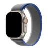 42mm/41mm/40mm/38mm - Blue/Grey Nylon Sport Strap for Apple Watch , Compatible with Apple Watch Series 11/10/9/8/7/6/SE/5/4/3/2/1/SE 42mm/41mm/40mm/38mm - Blue/Grey Nylon Sport Strap for Apple Watch , Compatible with Apple Watch Series 11/10/9/8/7/6/SE/5/4/3/2/1/SE
