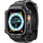Spigen Apple Watch Ultra 3, 2 & 1 (49mm) Rugged Armor Pro Case with Strap - Black, Everyday Scratch Protection, Flexible security,  Shock-absorbent layer