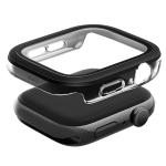 Uniq Apple Watch Series 11 (46mm) / Series 10 (46mm) Voute Watch Case - Black - 9H Curved Tempered Glass Screen Protector - Slim PC bumper