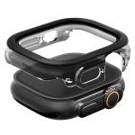 Uniq Apple Watch Ultra 3 / Ultra 2 49mm Voute Watch Case - Black, 9H Curved Tempered Glass Screen Protector, Slim PC bumper
