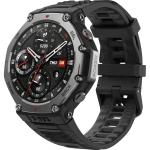 Amazfit T-Rex 3 Rugged Smart Watch - Onyx 1.5" AMOLED Display - Over 3 Weeks Battery Life - Built-in Dual-Band GPS - 10 ATM Water Resistance - Health Monitoring and Sleep Tracking - 170+ Sports Modes