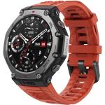 Amazfit T-Rex 3 Rugged Smart Watch - Lava 1.5" AMOLED Display - Over 3 Weeks Battery Life - Built-in Dual-Band GPS - 10 ATM Water Resistance - Health Monitoring and Sleep Tracking - 170+ Sports Modes