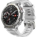 Amazfit T-Rex 3 Rugged Smart Watch - Grey 1.5" AMOLED Display - Over 3 Weeks Battery Life - Built-in Dual-Band GPS - 10 ATM Water Resistance - Health Monitoring and Sleep Tracking - 170+ Sports Modes