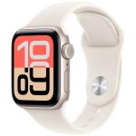 Apple Watch SE 3 (GPS + Cellular) 40mm - Starlight Aluminium Case with Starlight Sport Band - S/M