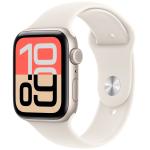 Apple Watch SE 3 (GPS + Cellular) 44mm - Starlight Aluminium Case with Starlight Sport Band - M/L