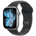 Apple Watch Series 11 (GPS) 42mm - Space Grey Aluminium Case with Black Sport Band - S/M