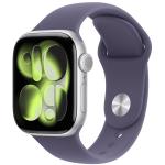 Apple Watch Series 11 (GPS) 42mm - Silver Aluminium Case with Purple Fog Sport Band - S/M
