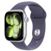 Apple Watch Series 11 (GPS + Cellular) 42mm - Silver Aluminium Case with Purple Fog Sport Band - S/M