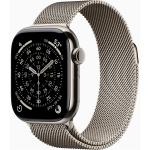 Apple Watch Series 11 (GPS + Cellular) 42mm - Natural Titanium Case with Natural Milanese Loop