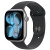 Apple Watch Series 11 (GPS + Cellular) 46mm - Space Grey Aluminium Case with Black Sport Band - M/L