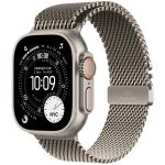 Apple Watch Ultra 3 (GPS + Cellular) 49mm - Natural Titanium Case with Natural Titanium Milanese Loop - Large