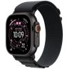 Apple Watch Ultra 3 (GPS + Cellular) 49mm - Black Titanium Case with Black Alpine Loop - Medium Apple Watch Ultra 3 (GPS + Cellular) 49mm - Black Titanium Case with Black Alpine Loop - Medium