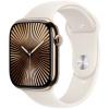 Apple Watch Series 10 (GPS + Cellular) 46mm - Gold Titanium Case with Starlight Sport Band - M/L Apple Watch Series 10 (GPS + Cellular) 46mm - Gold Titanium Case with Starlight Sport Band - M/L