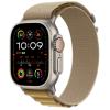 Apple Watch Ultra 2 (GPS + Cellular) 49mm - Natural Titanium Case with Tan Alpine Loop - Large