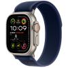 Apple Watch Ultra 2 (GPS + Cellular) 49mm - Natural Titanium Case with Blue Trail Loop - M/L