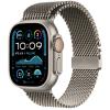 Apple Watch Ultra 2 (GPS + Cellular) 49mm - Natural Titanium Case with Natural Titanium Milanese Loop - Large Apple Watch Ultra 2 (GPS + Cellular) 49mm - Natural Titanium Case with Natural Titanium Milanese Loop - Large