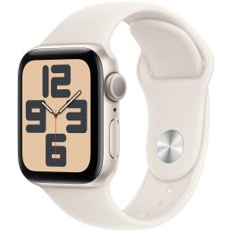 Apple Watch SE (2nd Gen) (GPS) 40mm - Starlight Aluminium Case with Starlight Sport Band - S/M