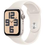 Apple Watch SE (2nd Gen) (GPS) 44mm - Starlight Aluminium Case with Starlight Sport Band - S/M