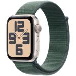 Apple Watch SE (2nd Gen) (GPS) 44mm - Starlight Aluminium Case with Lake Green Sport Loop