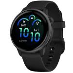 Garmin vivoactive 6 GPS Smartwatch - Slate / Black Band