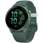Garmin vivoactive 6 GPS Smartwatch - Metallic Jasper Green / Jasper Green Band