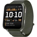 Garmin Venu X1 Smartwatch Moss with titanium caseback and moss ComfortFit nylon band