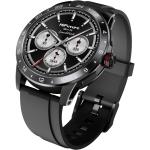 HiFuture Flex2 Smart Watch - Black 1.37" Display - IP68 Water Resistance - Up to 10 Days battery Life - Health and Fitness Tracking - Bluetooth Calling - Stainless Steel