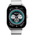 HiFuture FutureFit APEX Smart Watch - Silver Stainless Steel Body - 2.04" AMOLED Display - Up to 7 Days Battery Life - IP68 Water Resistance - Bluetooth Calling - Health Monitoring
