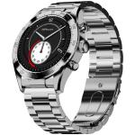 HiFuture FutureGo Pro2 Smart Watch - Silver Stainless Steel Body - 1.32" AMOLED Display - Up to 10 Days Battery Life - Heart Rate, Sleep, & Blood Oxygen Monitoring - 1ATM Water Resistance