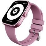 HiFuture LUME PRO Smart Watch - Pink - 1.85" AMOLED Display - Up to 7 Days Battery Life - 1ATM Water Resistance - 24/7 Heart Rate & Blood Oxygen Sensor - 100+ Sports Modes - 24/7 Heart Rate Monitoring - Bluetooth Calling