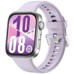 Huawei Watch FIT 4 Smart Watch - Purple with Flouroelastomer Strap 1.82" AMOLED Display - Up to 10 Days Battery Life - 5ATM Water Resistance - Built-in GPS - 100+ Workout Modes - 24/7 Health Monitoring and Sleep Tracking